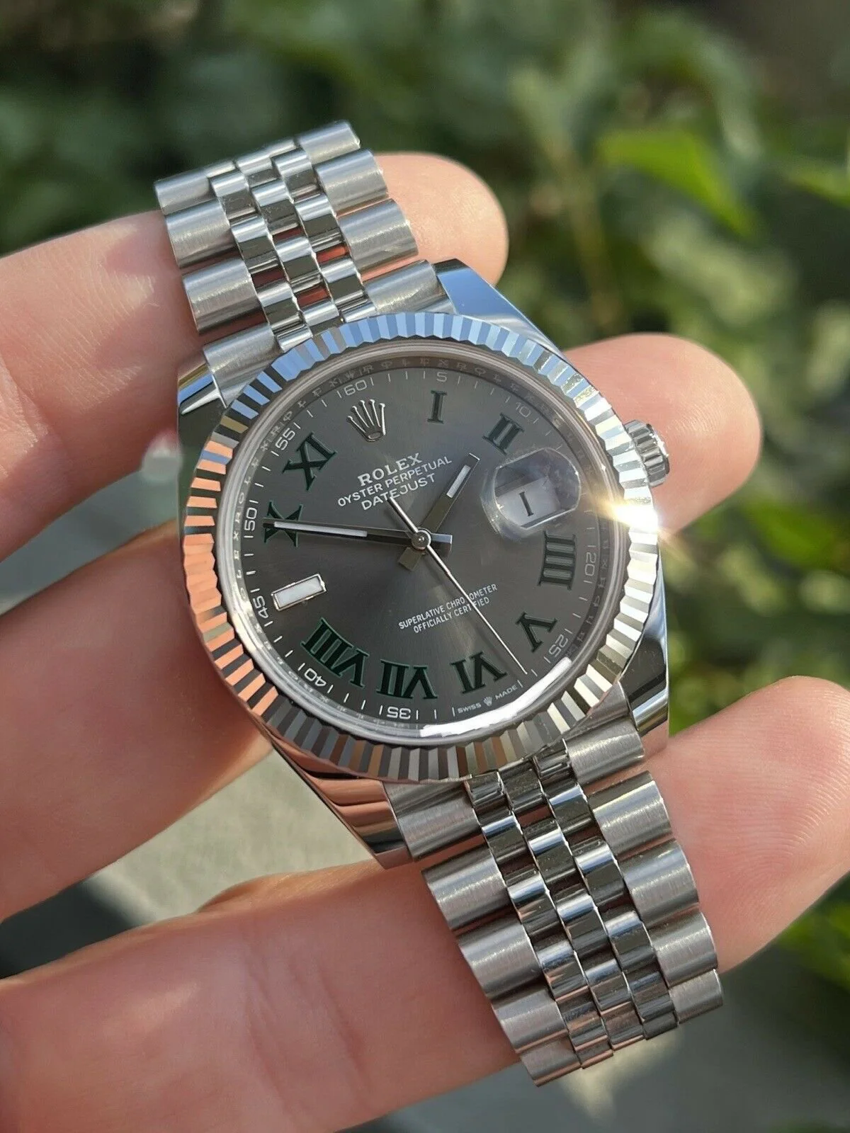 Datejust 126334 1:1 Replica — Leuchtmasse-Aufnahme