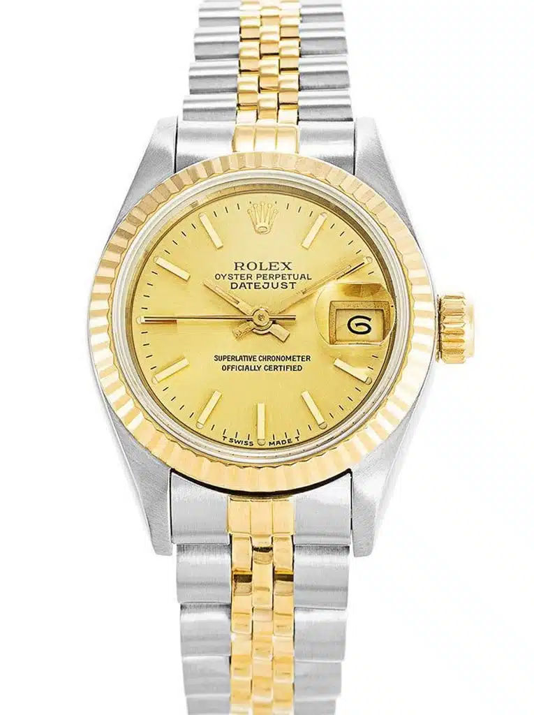 Rolex Datejust 69173 Nachbau 26mm — Zifferblatt-Nahaufnahme