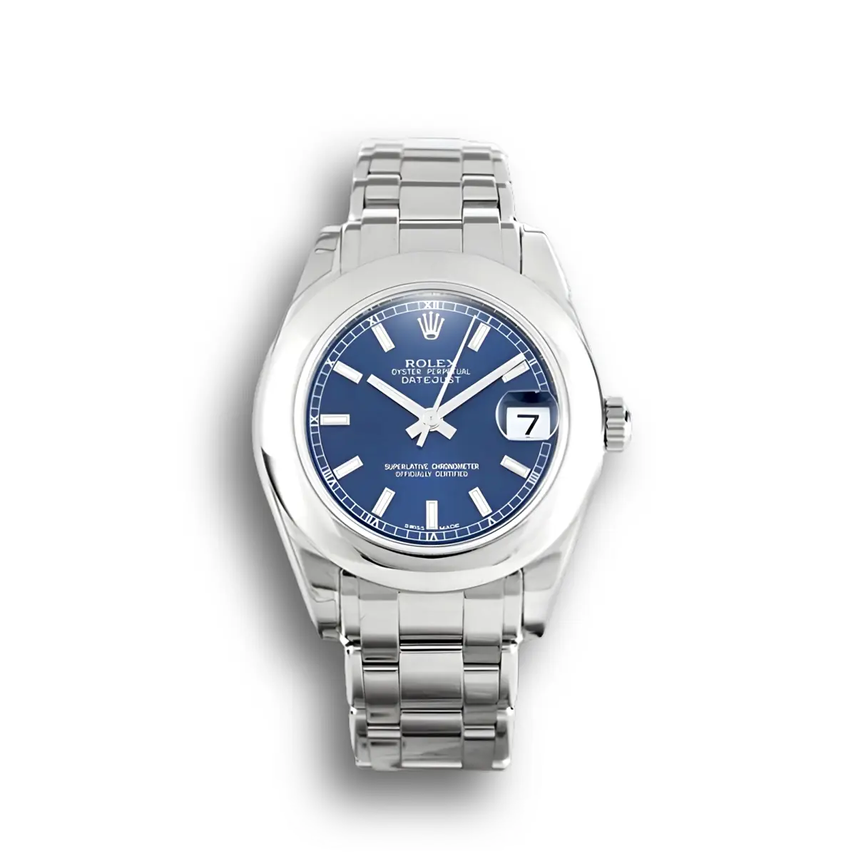 Rolex Datejust 81209 Pearlmaster 31mm Blau Zifferblatt
