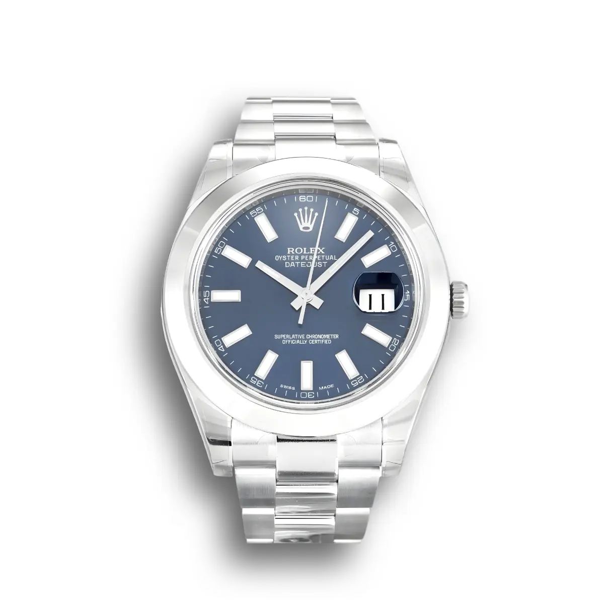 Rolex Datejust II 116300 - 41mm Blau Zifferblatt Edelstahl
