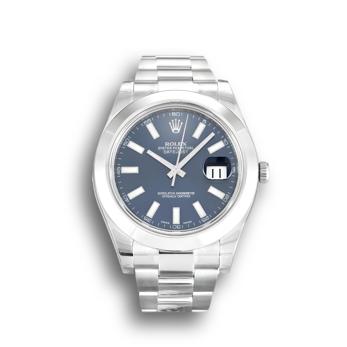 Rolex Datejust II 116300 - 41mm Blau Zifferblatt Edelstahl
