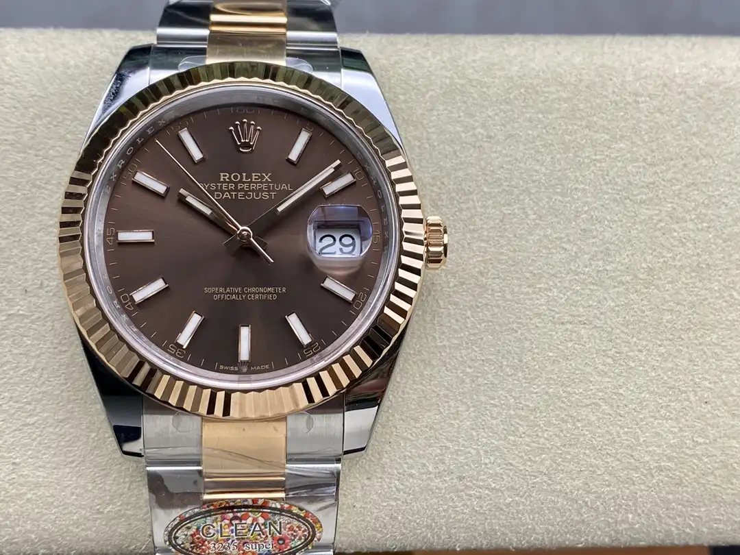Datejust m126331 Super Clone Replica 41mm — Zifferblatt-Nahaufnahme