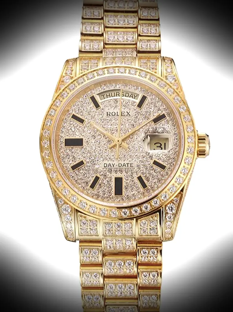 Rolex Day Date 36mm Weiß Zifferblatt Rep016822