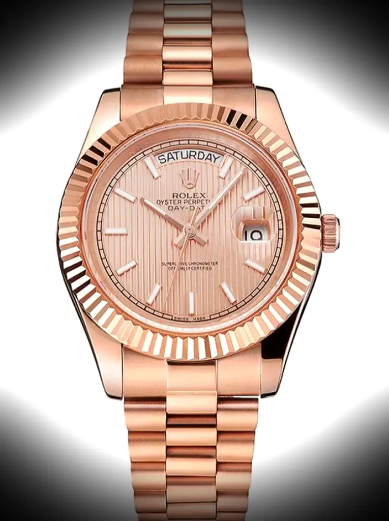 Rolex Day Date 40mm Roségold Zifferblatt Rep016823