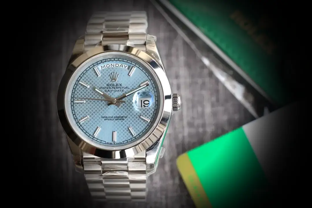 Day-Date 41985 Super Clone 36mm — Zifferblatt-Nahaufnahme