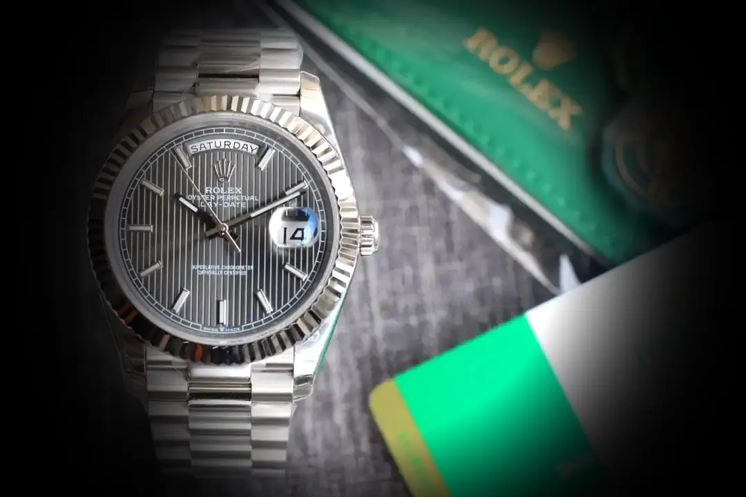 Day-Date 41985 1:1 Super Clone 36mm — Zifferblatt-Nahaufnahme