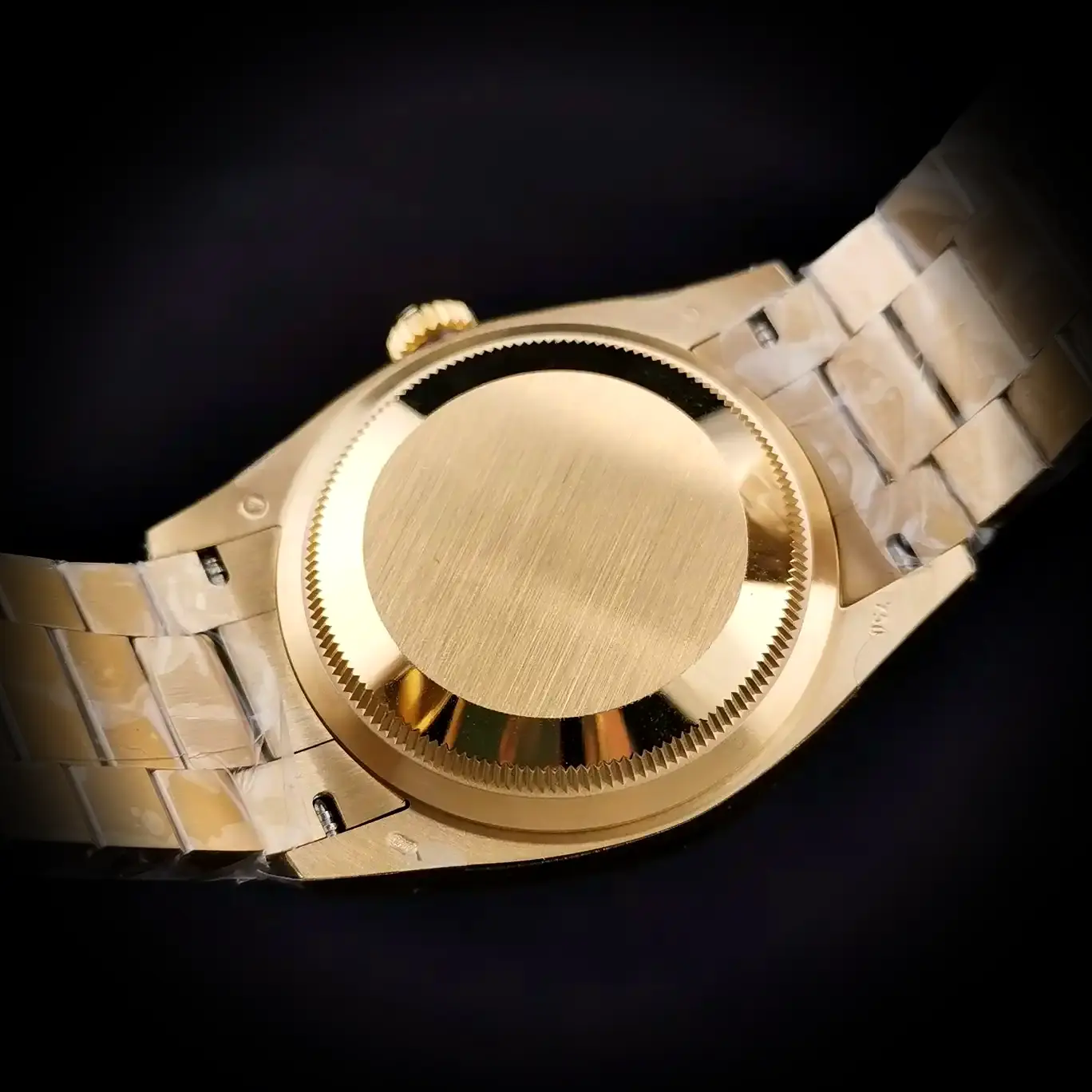 Day-Date 41985 Schweizer Replica 36mm — Krone und Gehäuse Detail