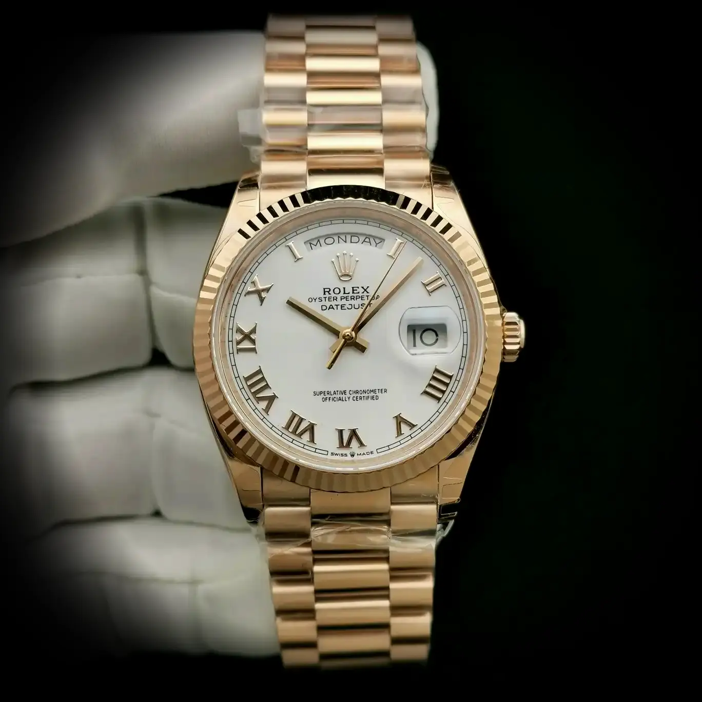 Day-Date 41985 Super Clone — Seitenprofil