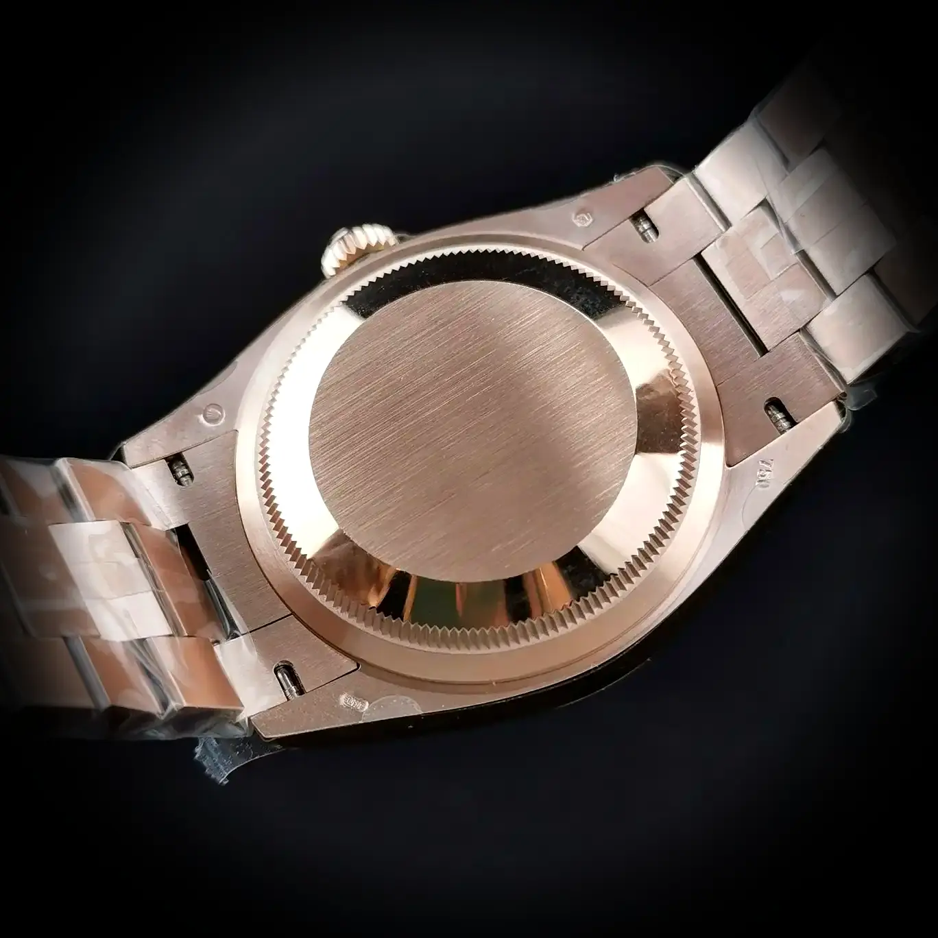 Rolex Day-Date 41985 Super Clone 36mm — Krone und Gehäuse Detail