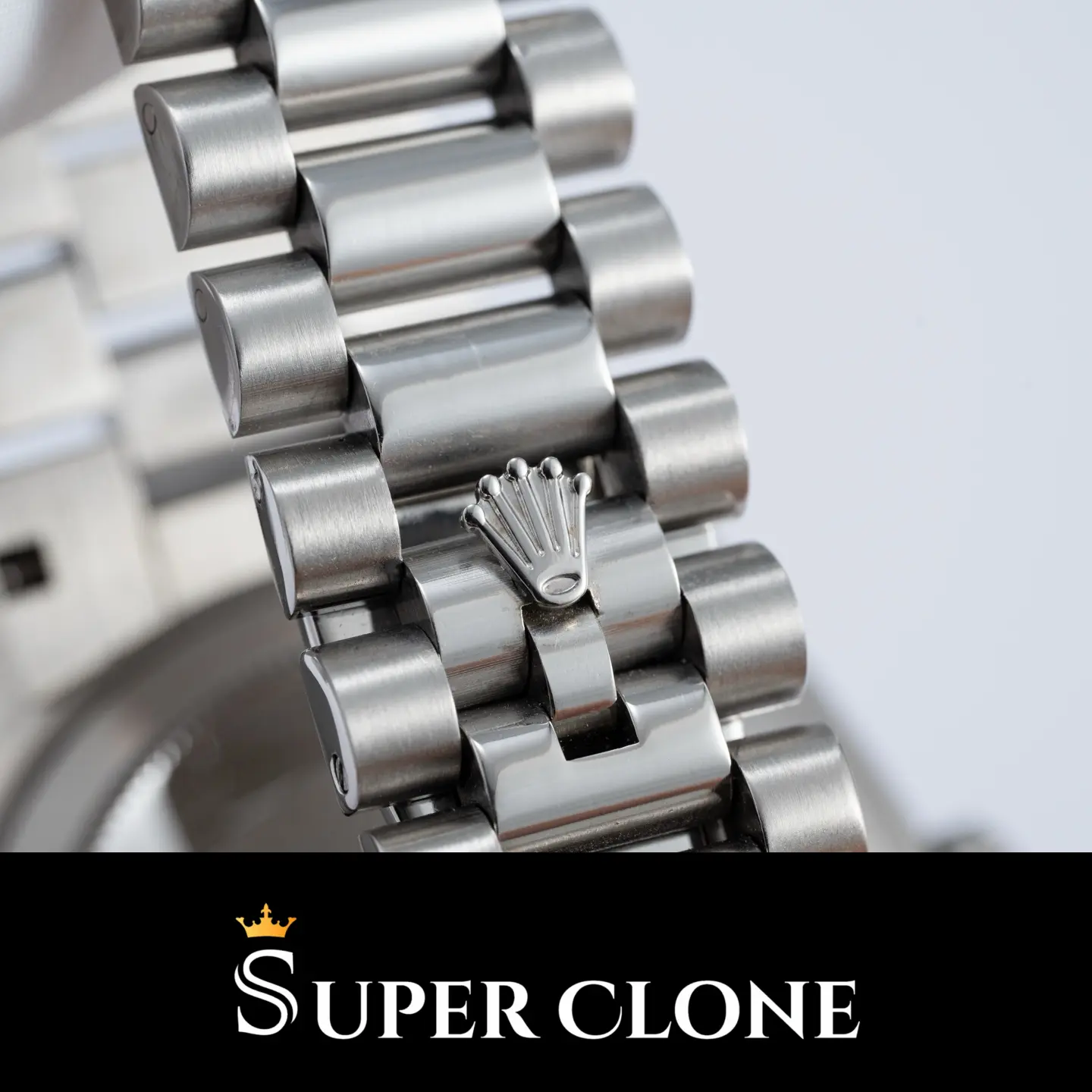 Versteckter Crownclasp-Verschluss am President-Armband der 228239