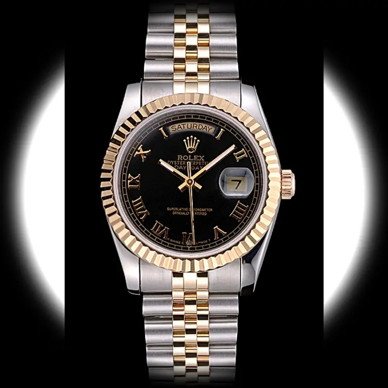 Day-Date SRL78 1:1 Super Clone 36mm — Zifferblatt-Nahaufnahme