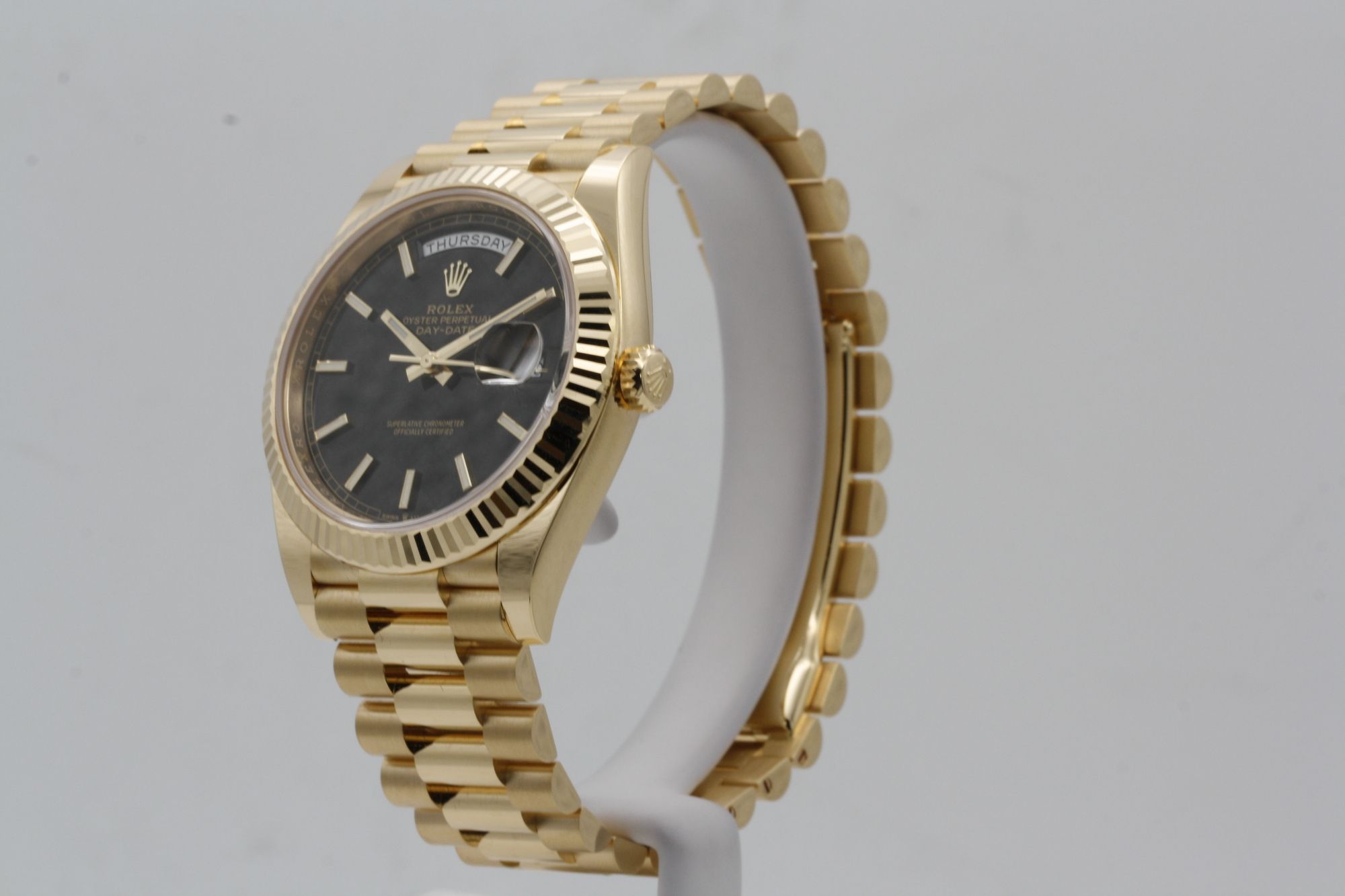 Rolex Day-Date 228238 Klon 40mm — Zifferblatt-Nahaufnahme