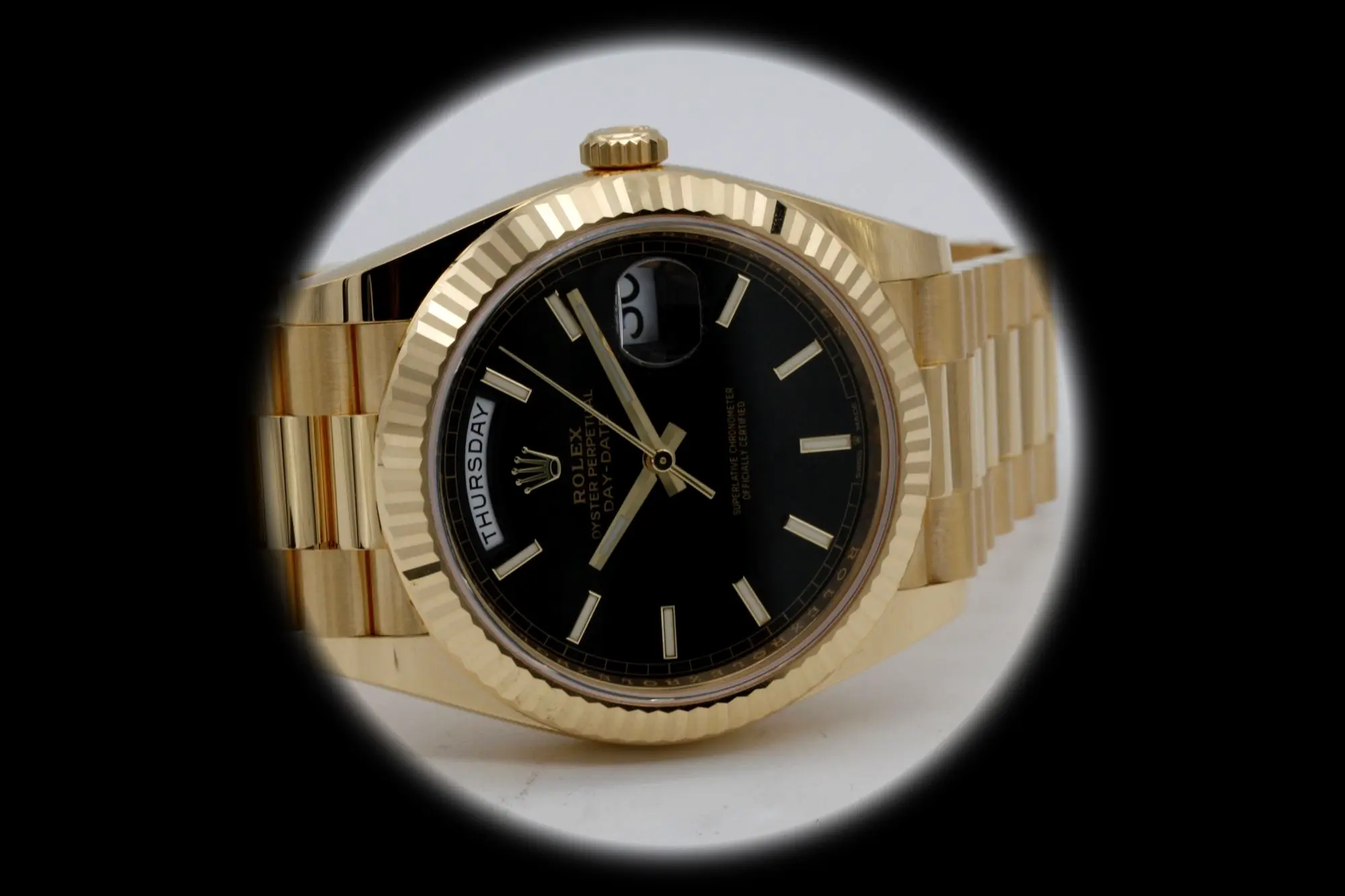 Rolex Day-Date 228238 Super Clone — Armband-Detail