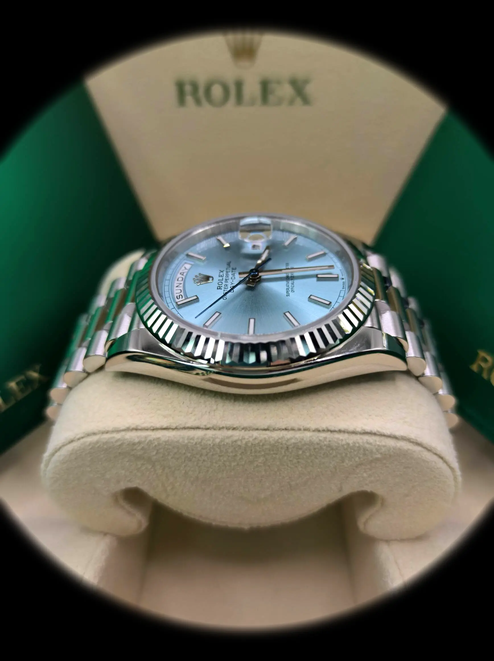 Day-Date 228236 Super Clone 40mm — Handgelenksaufnahme