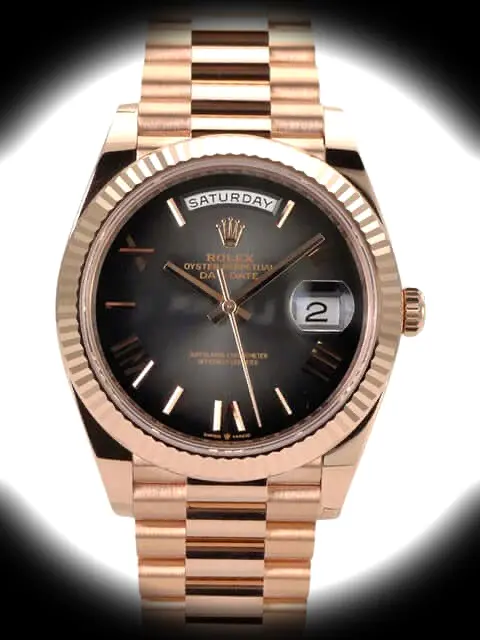 Rolex Day-Date 40mm Schiefer Ombre Zifferblatt 228235