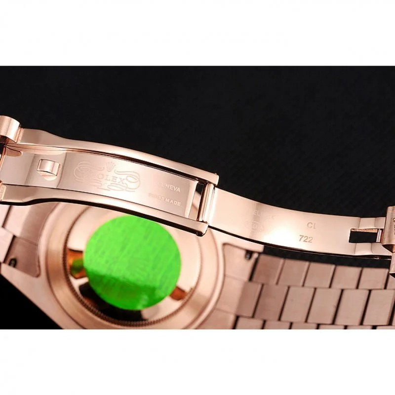 Day-Date REP016823 Nachbau Zifferblatt in roségold — Lünette-Makro