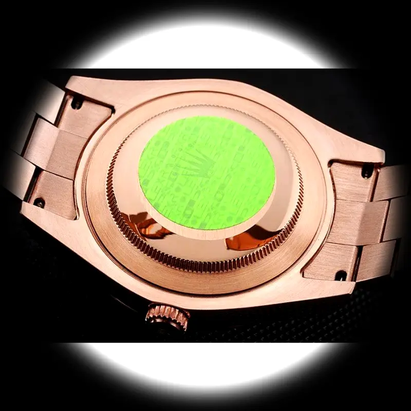 Rolex Day-Date REP016823 Schweizer Replica 40mm — Krone und Gehäuse Detail