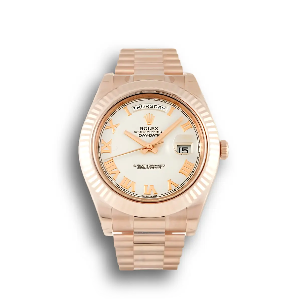 Rolex Day-Date II 218235 40mm Elfenbein Zifferblatt Watch
