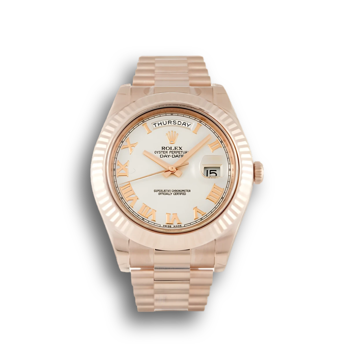 Rolex Day-Date II 218235 40mm Elfenbein Zifferblatt Watch