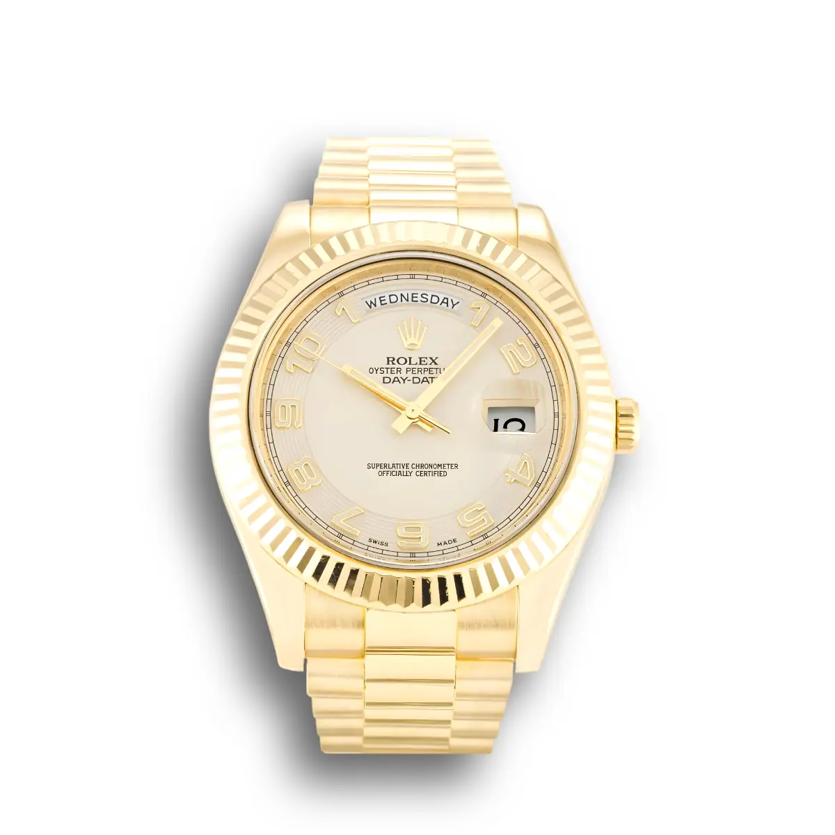 Rolex Day-Date II 218238 40mm Elfenbein Zifferblatt Watch