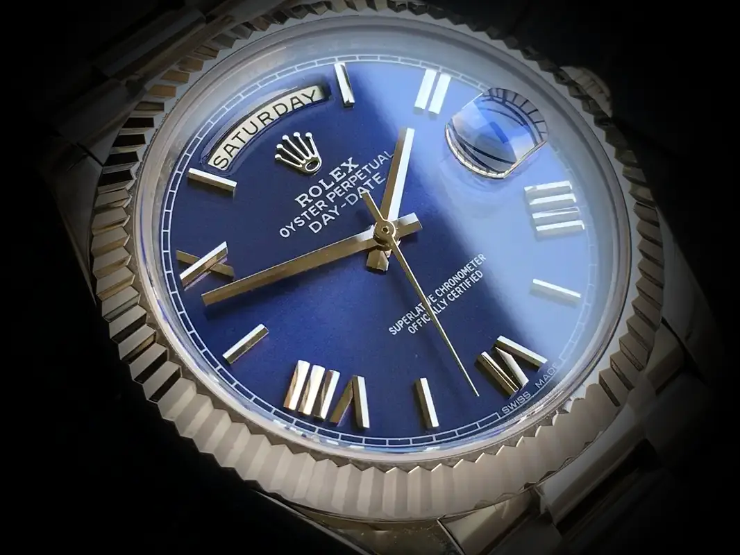 Rolex Day-Date 41985 Superclone — Seitenprofil