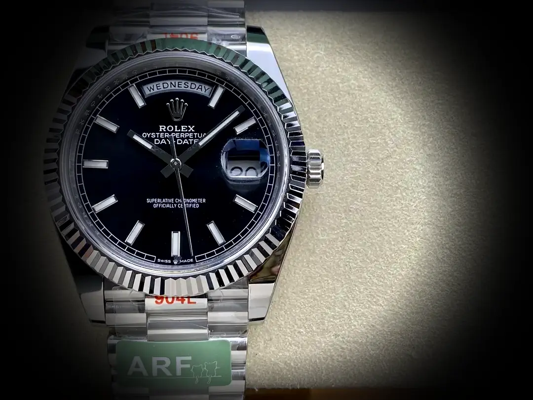 Day-Date 41985 1:1 Super Clone 36mm — Zifferblatt-Nahaufnahme