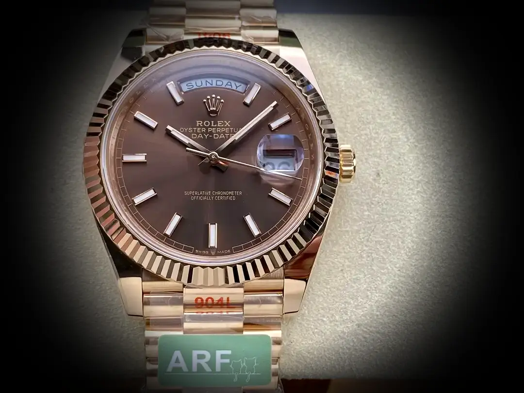 Day-Date 41985 1:1 Super Clone 36mm — Zifferblatt-Nahaufnahme