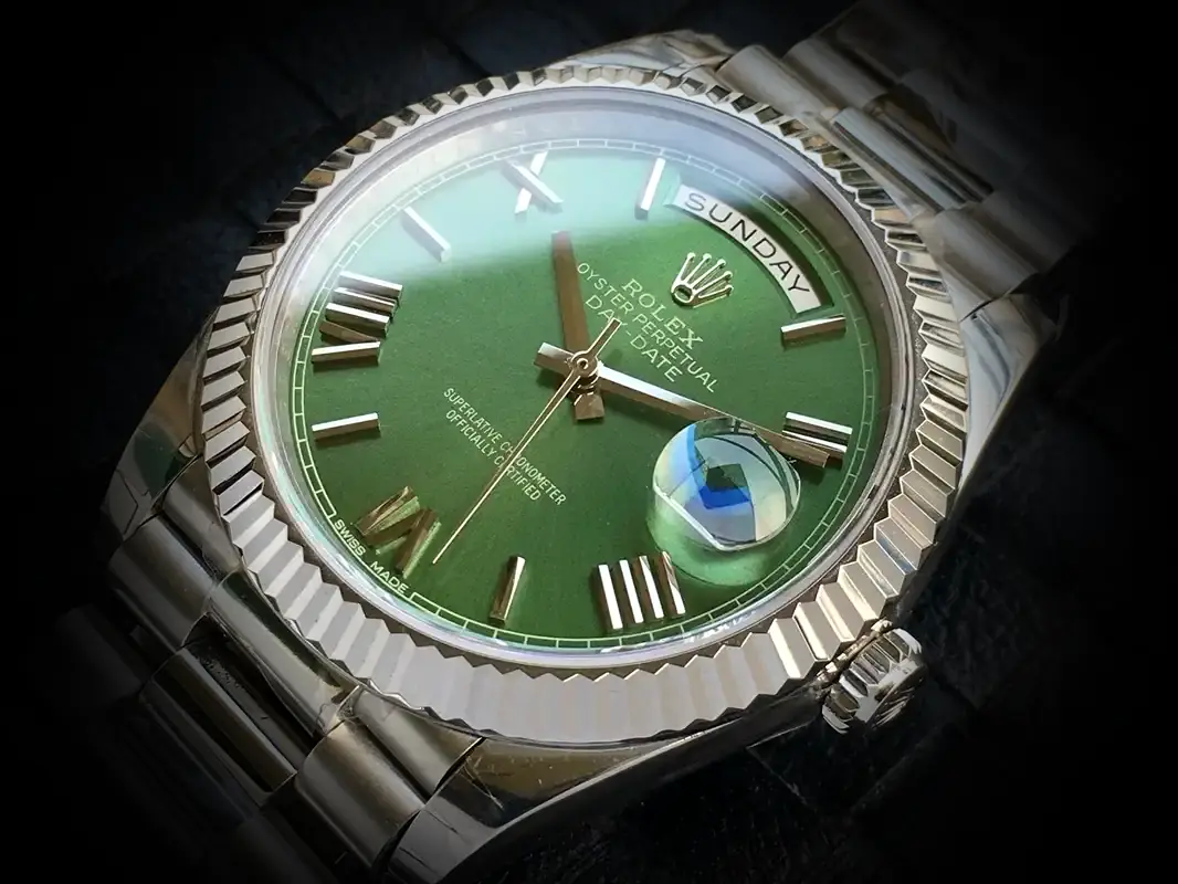 Day-Date 41985 Superclone 36mm — Handgelenksaufnahme