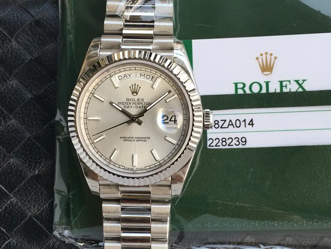 Rolex Day-Date 41985 Replica 36mm — Zifferblatt-Nahaufnahme