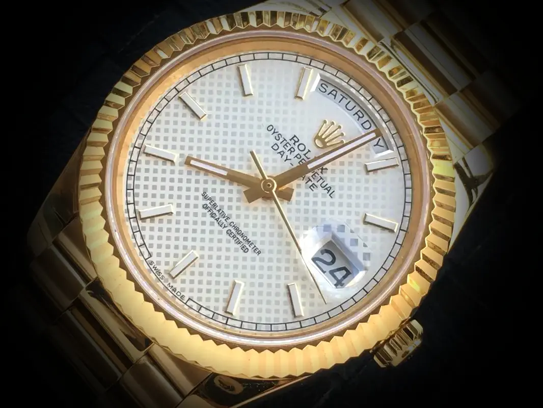 Rolex Day-Date 41985 Schweizer Klon — Armband-Detail