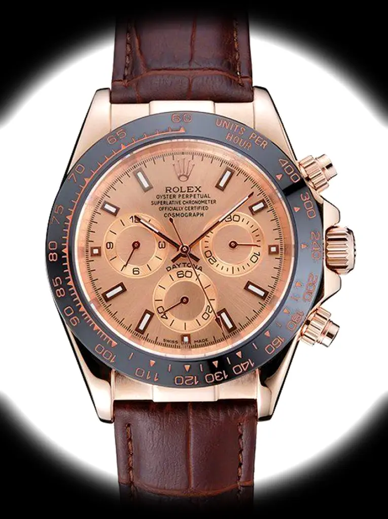 Rolex Daytona 39mm Roségoldenes Zifferblatt 1454243