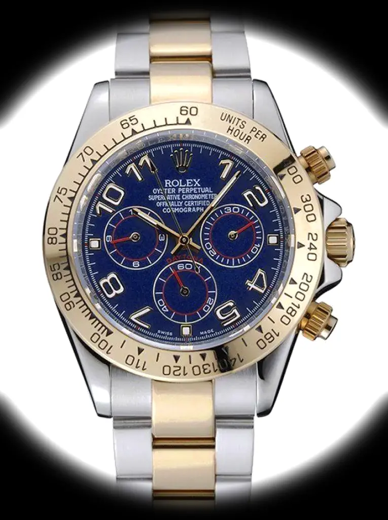 Rolex Daytona 39mm Blaues Zifferblatt 1454246