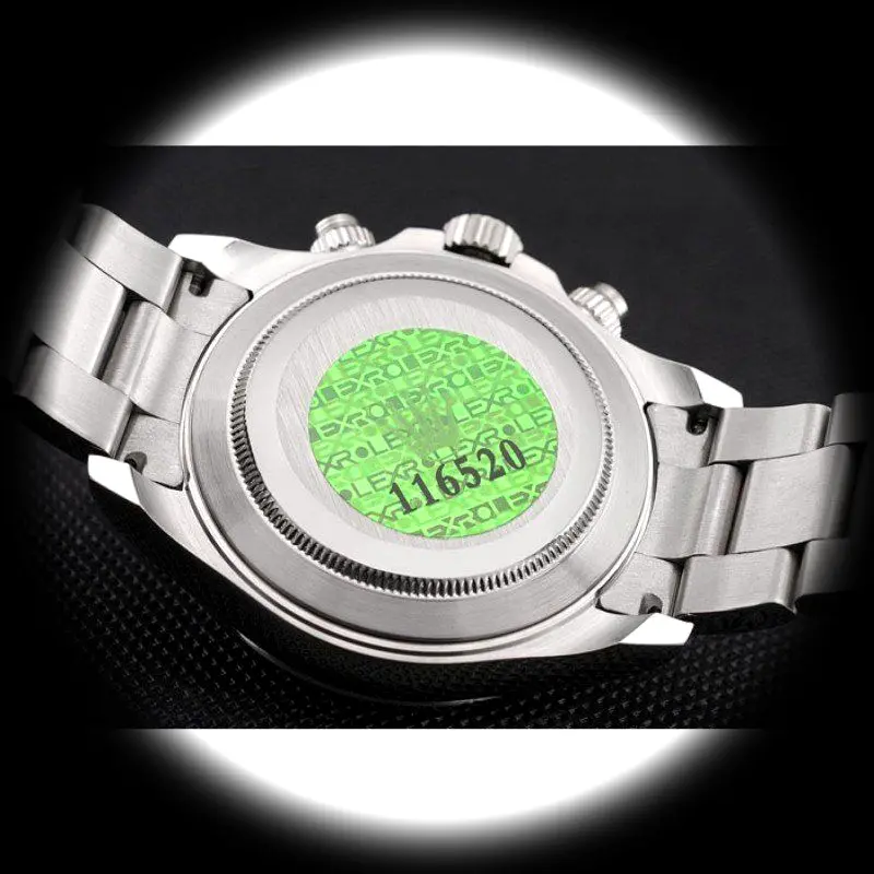 Daytona 80296 Superclone Zifferblatt in schwarz — Lünette-Makro