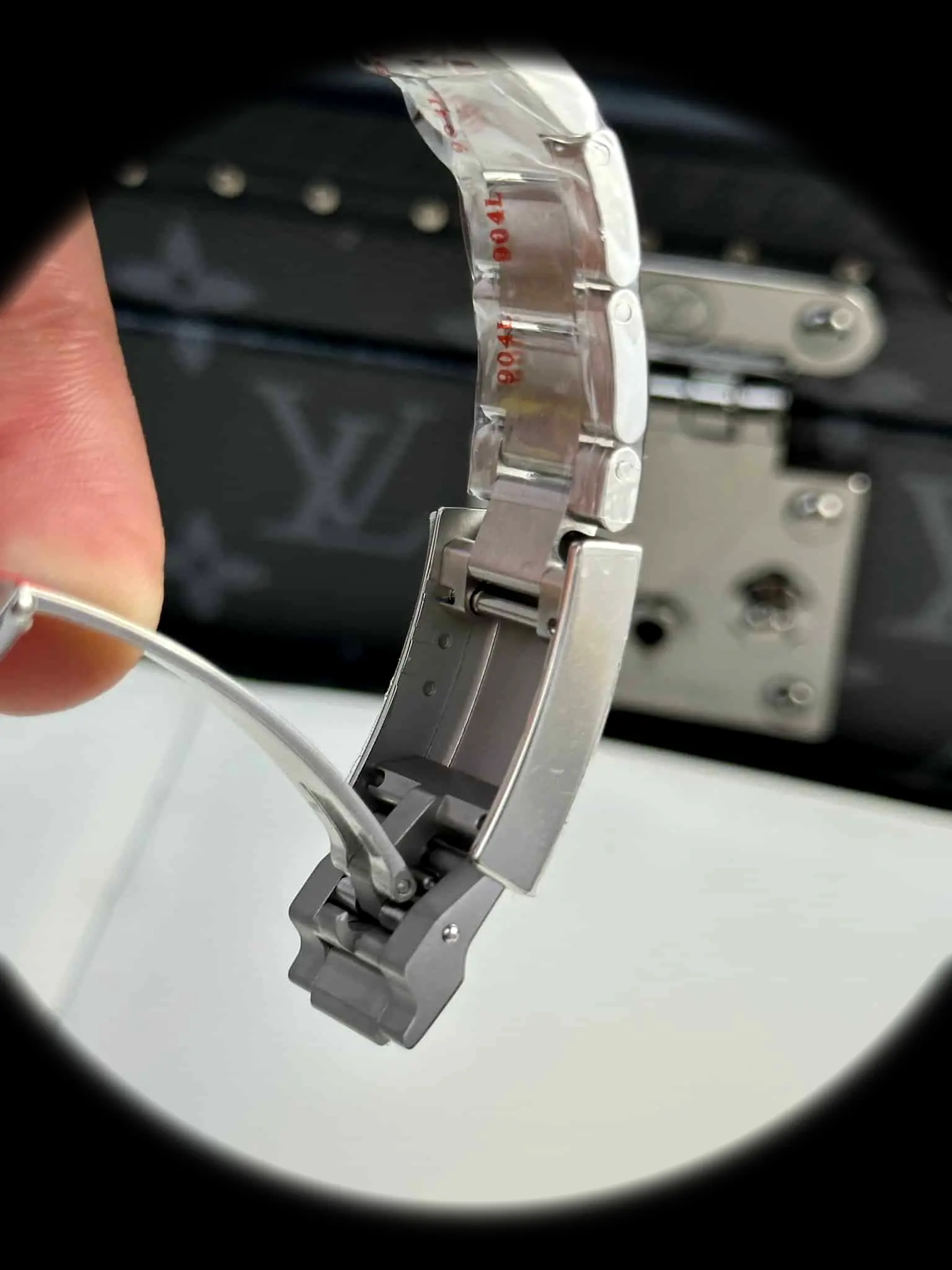 Daytona 126500LN Superclone Zifferblatt in schwarz — Schrägansicht