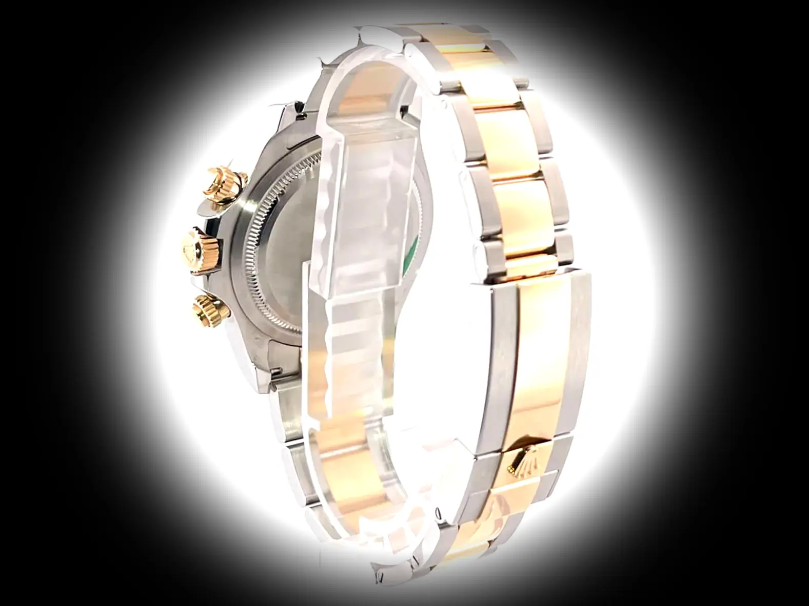 Daytona 126503 Super Clone Zifferblatt in golden — Lünette-Makro