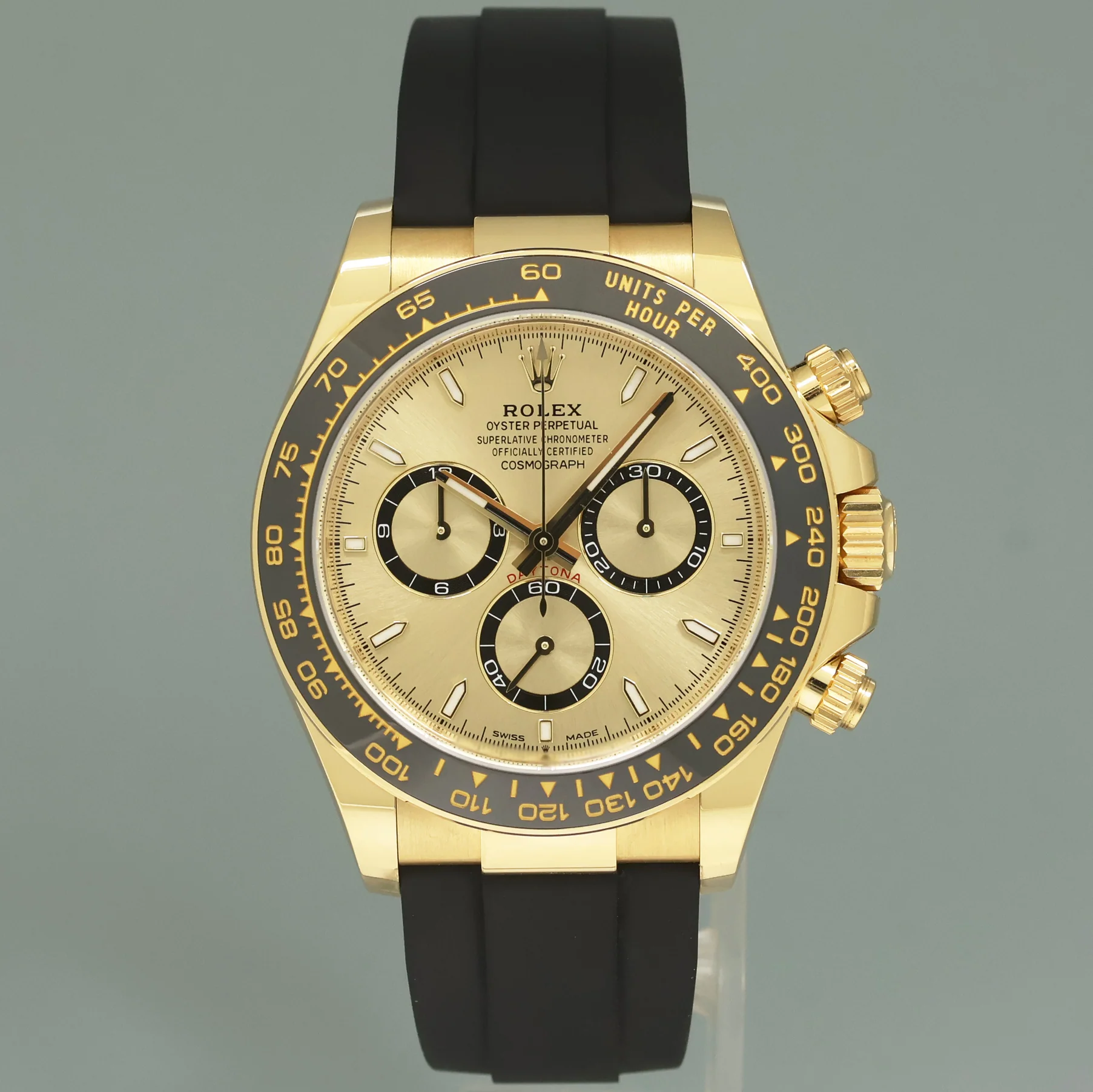 Rolex Daytona 126518LN Nachbau 40mm — Zifferblatt-Nahaufnahme