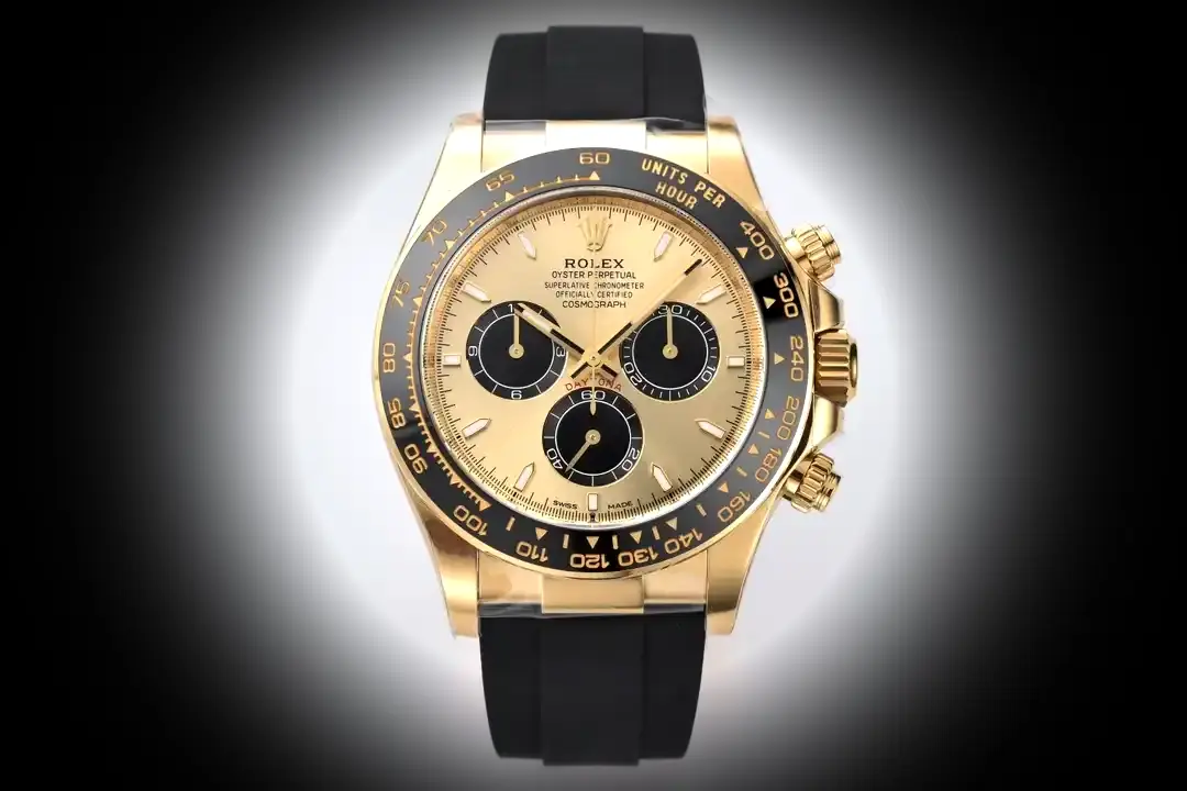 Daytona 126518LN Pikachu Schweizer Klon 40mm — Zifferblatt-Nahaufnahme