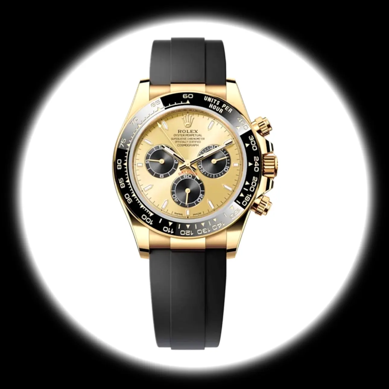 Rolex Daytona 40mm Goldenes Zifferblatt 126518LN Pikachu Edition