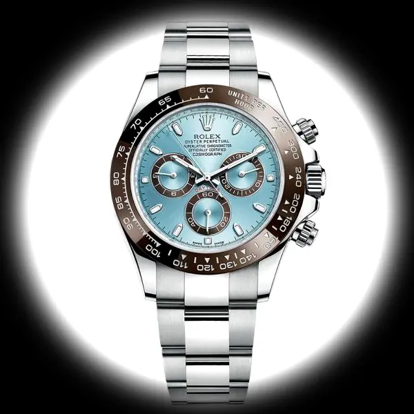 Rolex Daytona 40mm Eis Blau Zifferblatt 116506 Platinum
