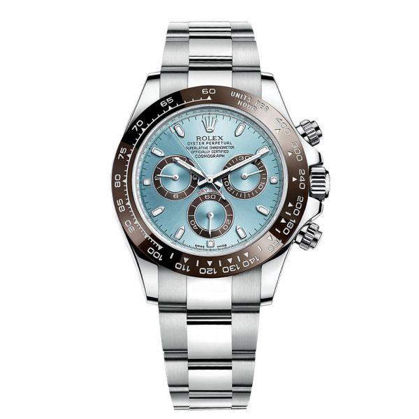 Rolex Daytona 40mm Eis Blau Zifferblatt 116506 Platinum