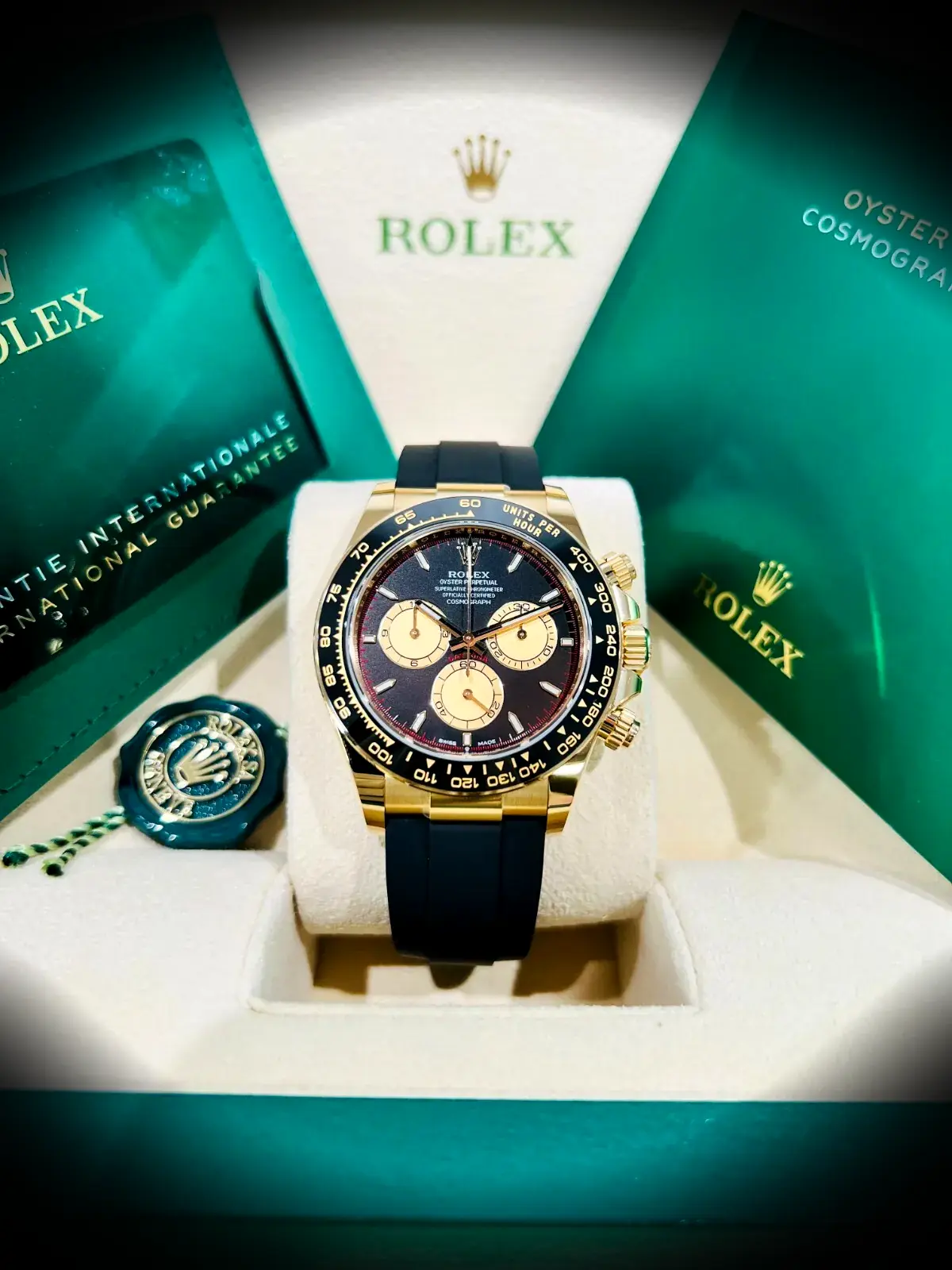 Daytona 126518LN Schweizer Klon 40mm — Zifferblatt-Nahaufnahme