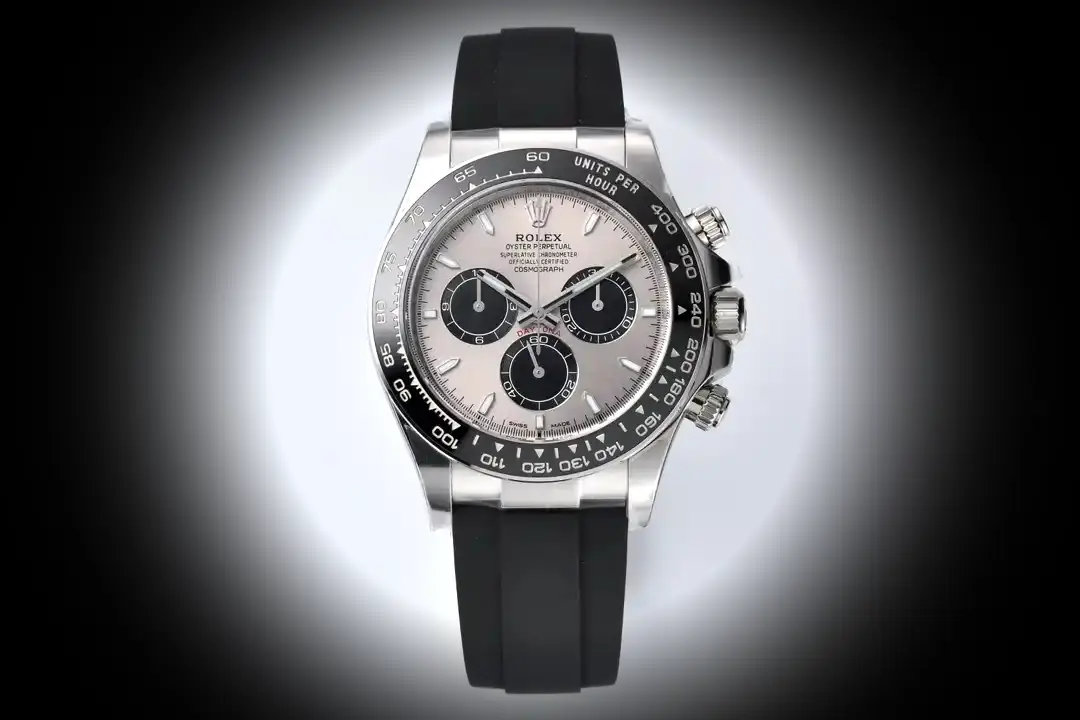 Rolex Daytona 126519LN Ghost Schweizer Klon 40mm — Zifferblatt-Nahaufnahme