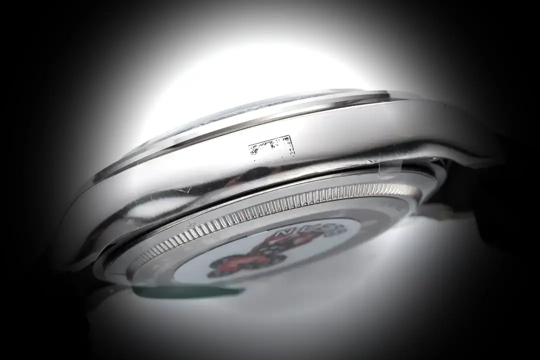 Daytona 126519LN Schweizer Klon Zifferblatt in stahl und tiefenswarz — Lünette-Makro