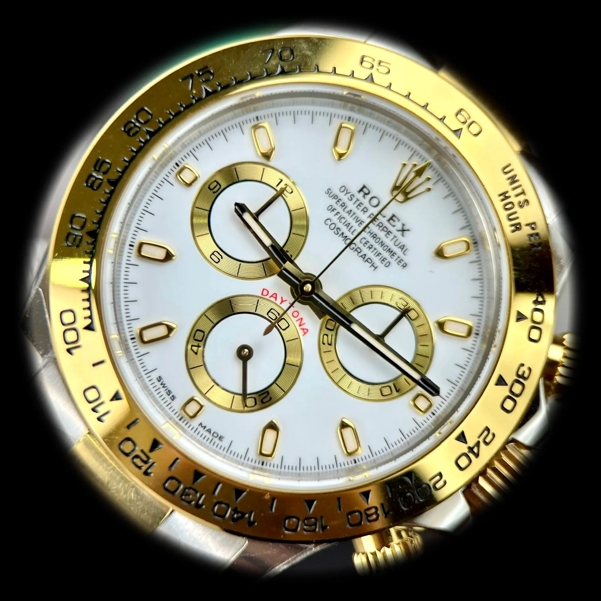 Rolex Daytona 126503 1:1 Super Clone 40mm — Zifferblatt-Nahaufnahme