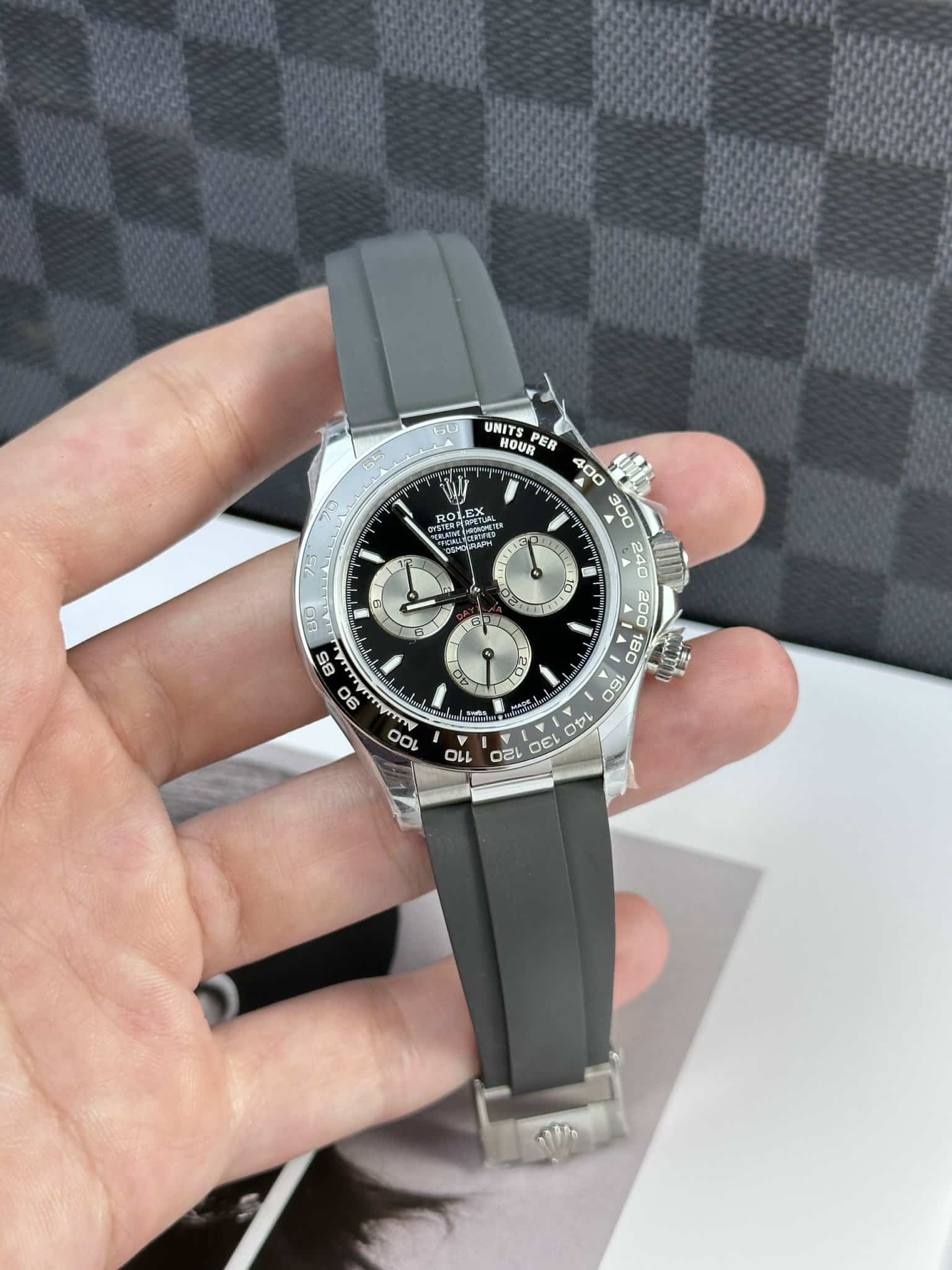 Rolex Daytona 126519LN 1:1 Replica 40mm — Zifferblatt-Nahaufnahme