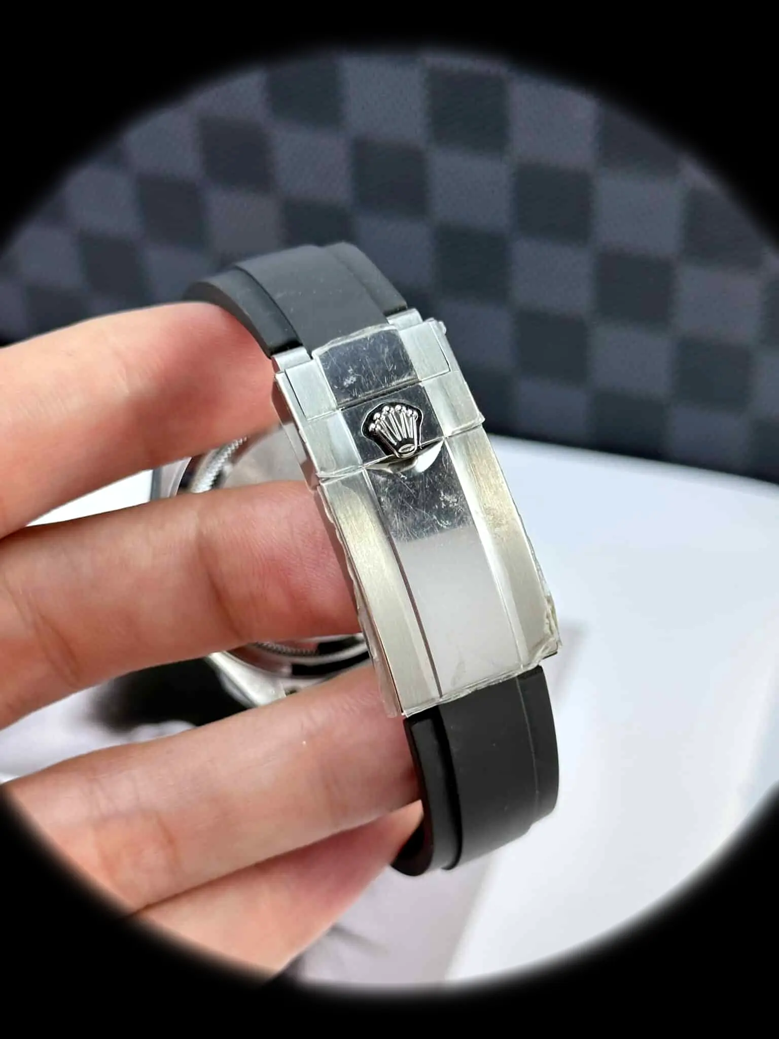 Rolex Daytona 126519LN Schweizer Klon — Zifferblatt-Nahaufnahme