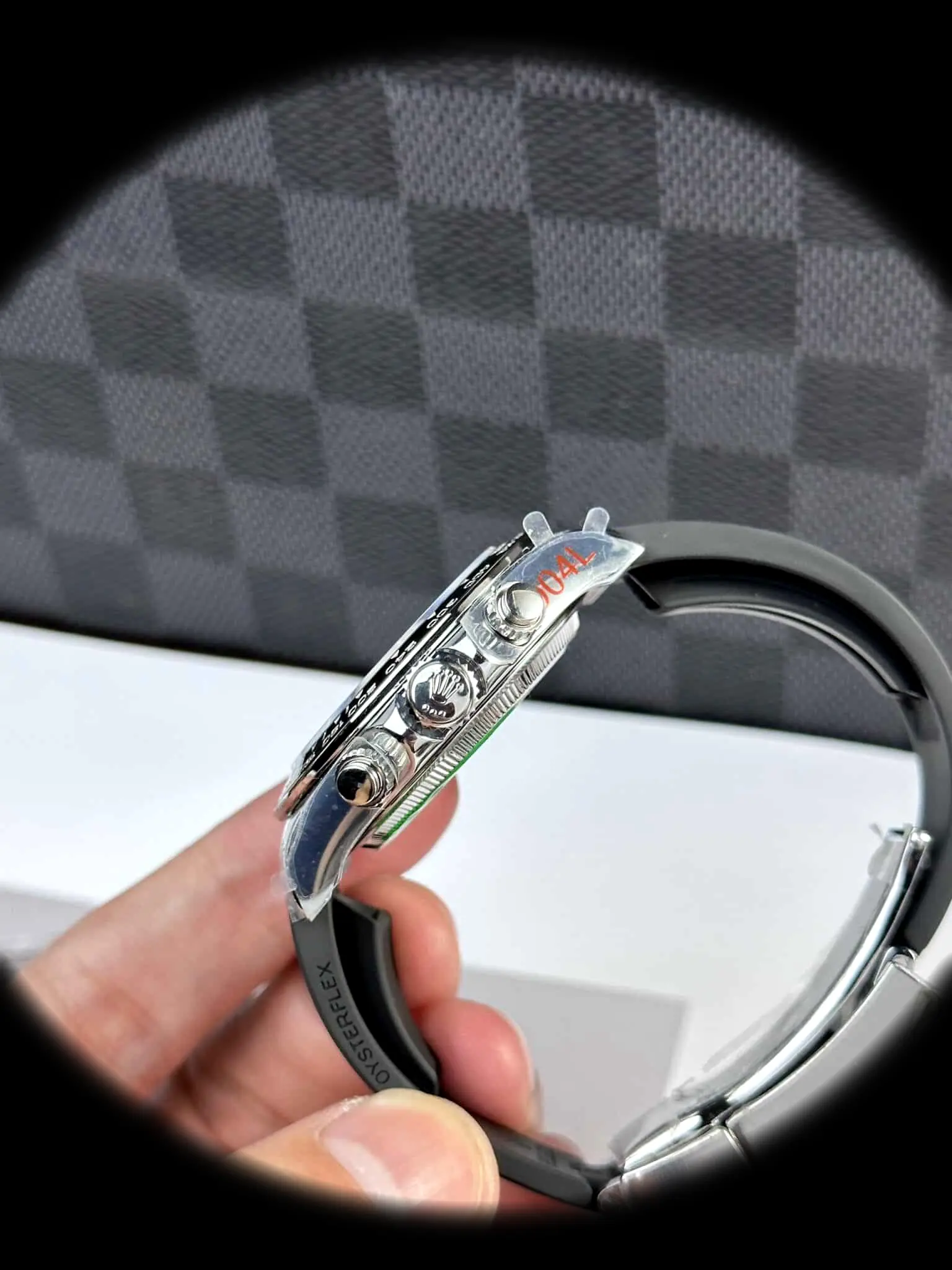 Rolex Daytona 126519LN 1:1 Super Clone 40mm — Krone und Gehäuse Detail