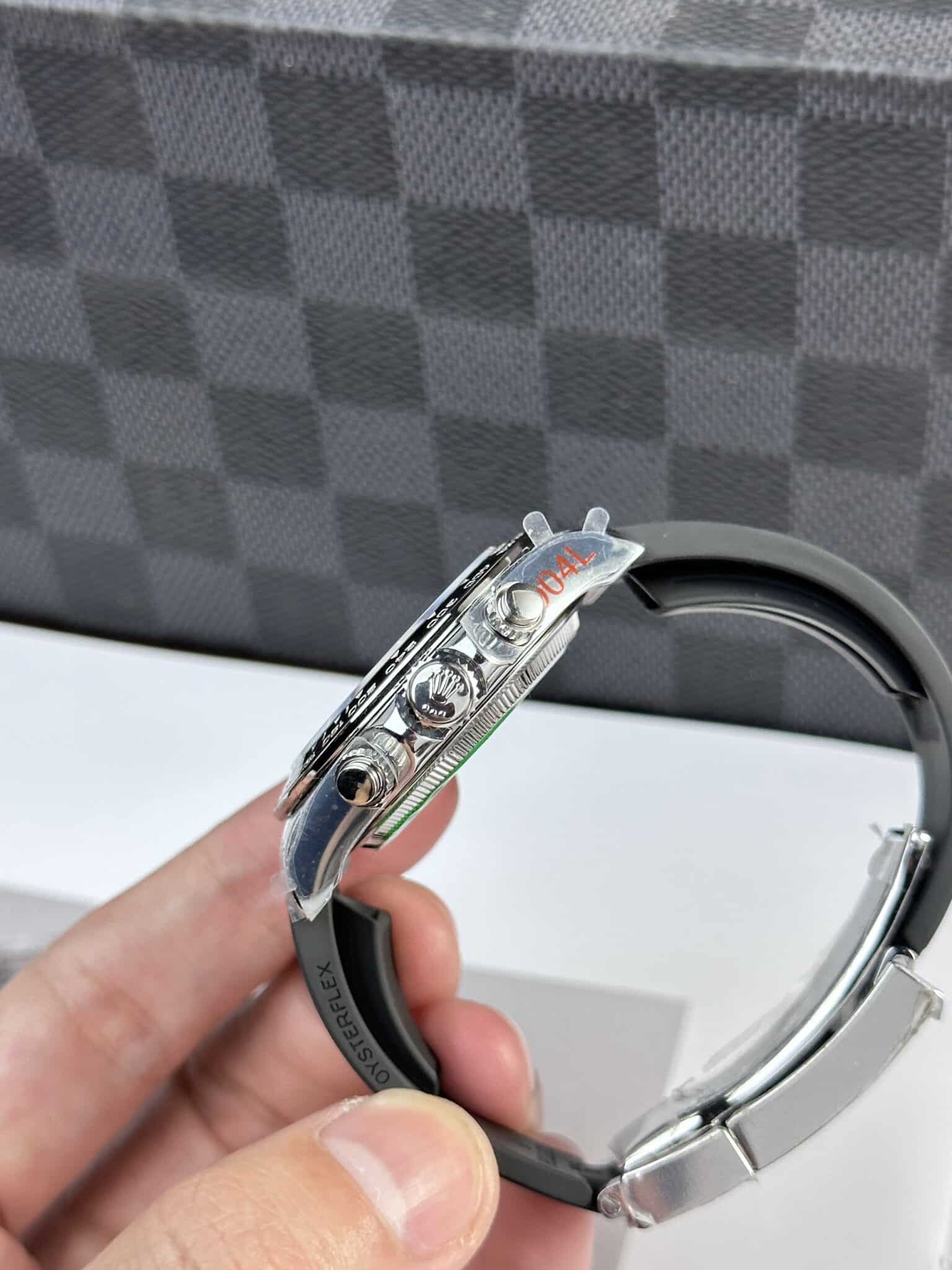 Rolex Daytona 126519LN Nachbau 40mm — Krone und Gehäuse Detail