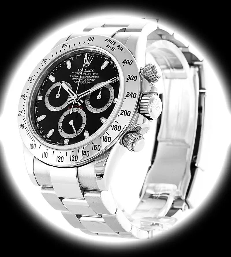 Rolex Daytona 116520 Super Clone 40mm — Zifferblatt-Nahaufnahme