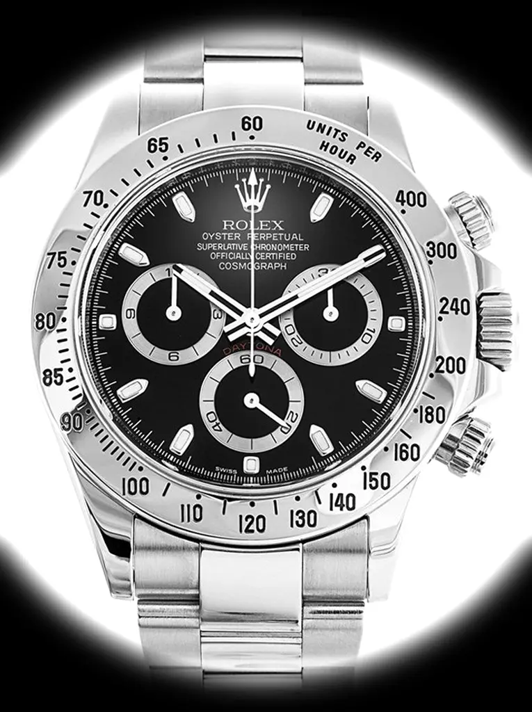 Rolex Cosmograph Daytona 116520 Schwarzes Zifferblatt 40mm